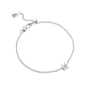 Made Mine Script Letter Bracelet (Silver)