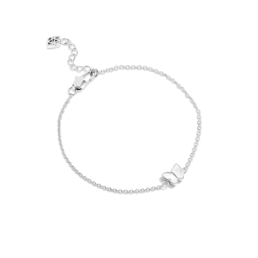 Made Mine Butterfly Bracelet (Silver)