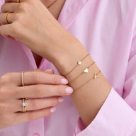 Made Mine Single Charm Bracelet (Gold)