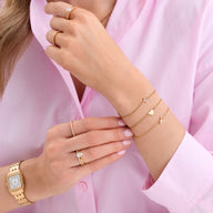 Made Mine Single Charm Bracelet (Gold)