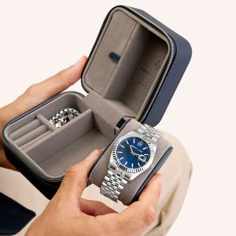 Men's Belgravia 41mm Watch & Stackers Set