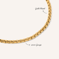 Men's Box Chain Bracelet (Gold)