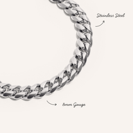 Curb Chain Bracelet (Silver)