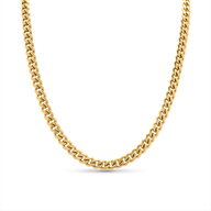 Men's Curb Chain Necklace (Gold)