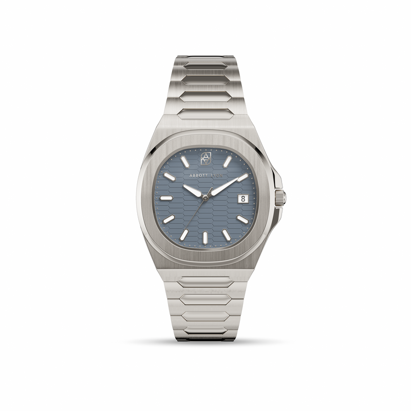 Knightsbridge 40 Charcoal Sports Watch (Silver)