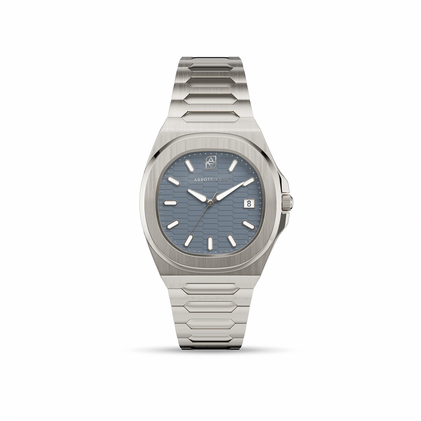 Knightsbridge 40 Charcoal Sports Watch (Silver)