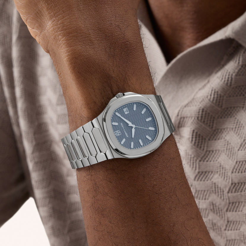 Knightsbridge 40 Charcoal Sports Watch (Silver)
