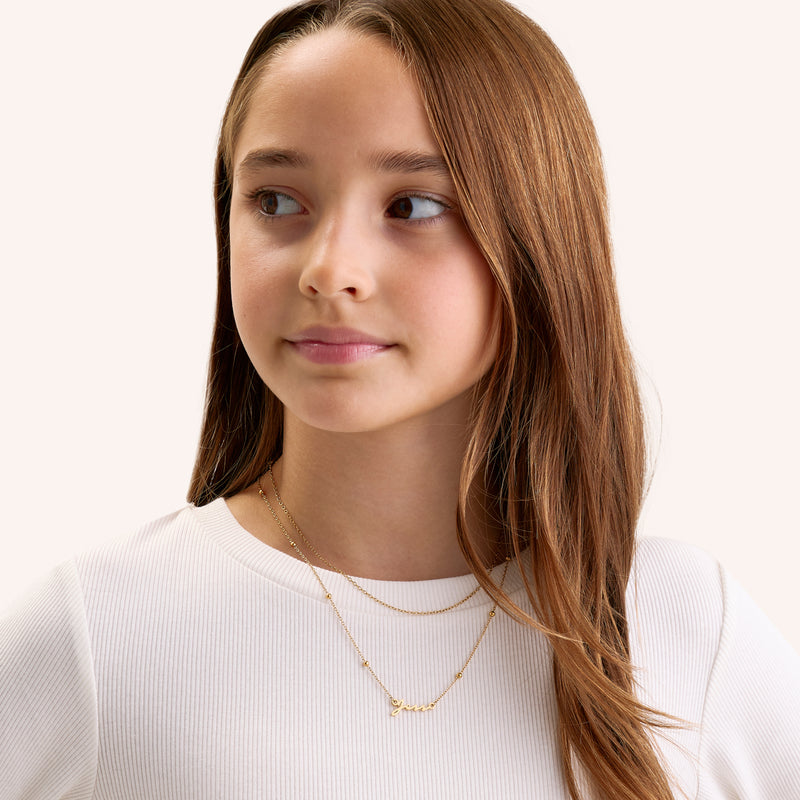 Mini Me Fine Layering Chain (Gold)
