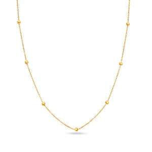 Mini Me Sphere Layering Chain (Gold)