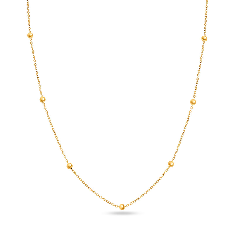 Mini Me Sphere Layering Chain (Gold)