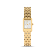 Mini Chelsea Mother of Pearl Watch (Gold)