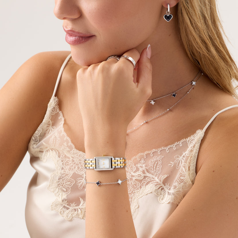 Mini Chelsea Mother of Pearl Watch (Gold/Silver)