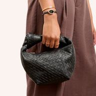 Vienna Mini Leather Bag (Black)