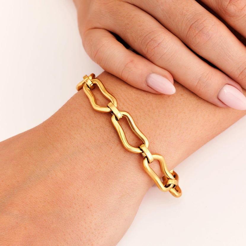 Molten Link Chain Extender (Gold)