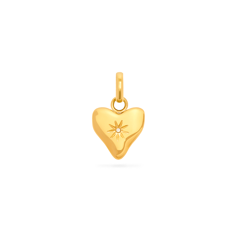 Molten Heart Pendant (Gold)