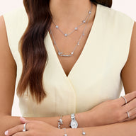 Multi Starfish Necklace (Silver)