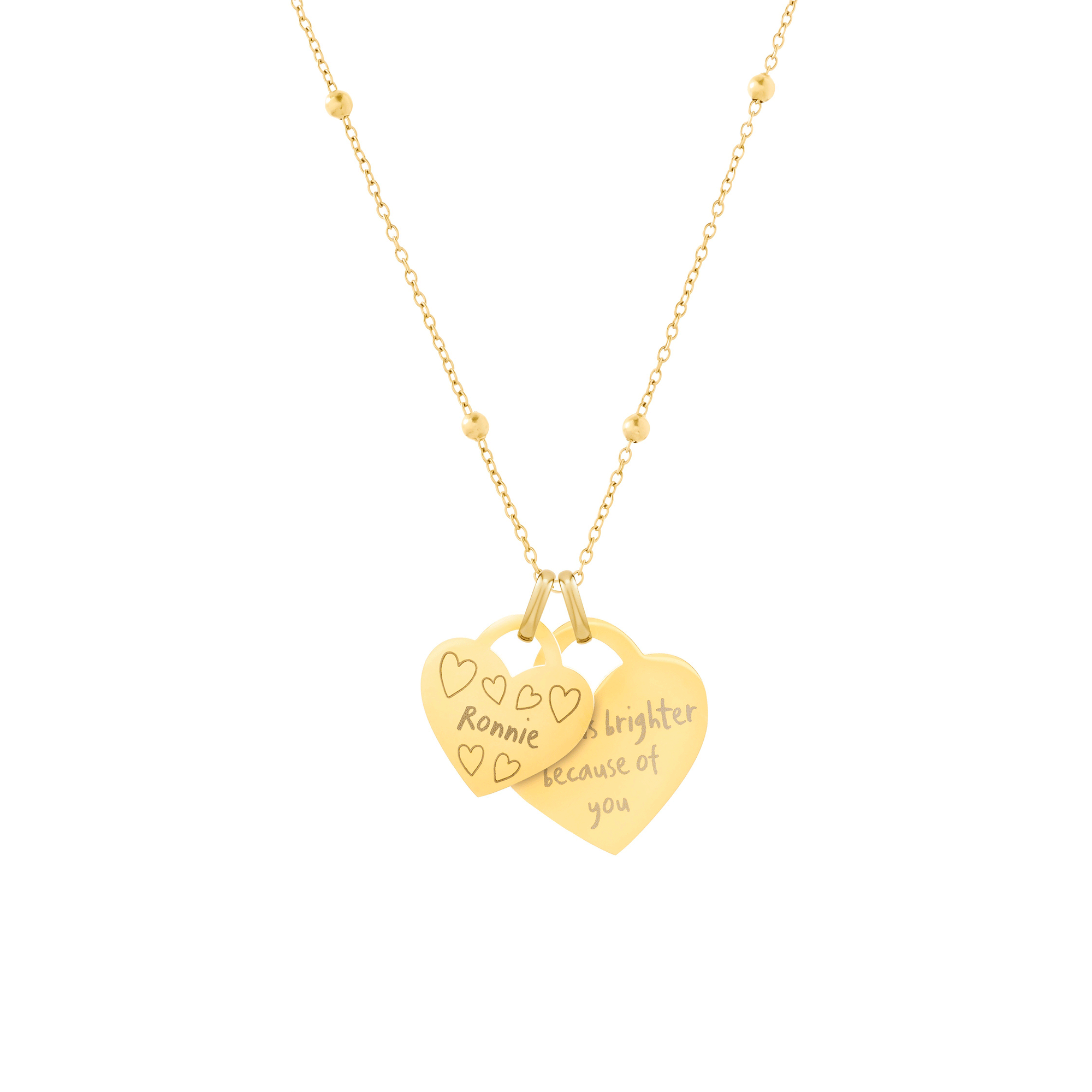 Murphys Sketches x Abbott Lyon Custom Robin Coin Necklace (Gold