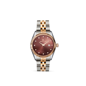 Mini Two Tone Mocha Belgravia 30 Watch