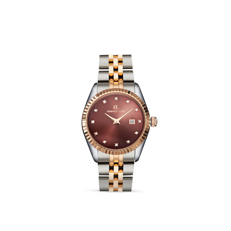 Mini Two Tone Mocha Belgravia 30 Watch