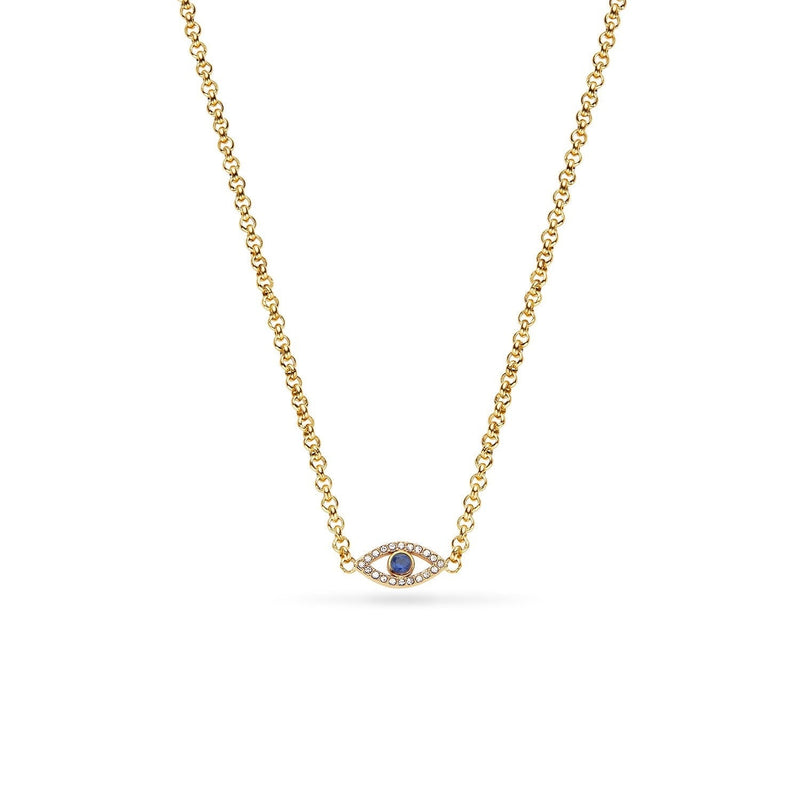 Custom Evil Eye Necklace (Gold)