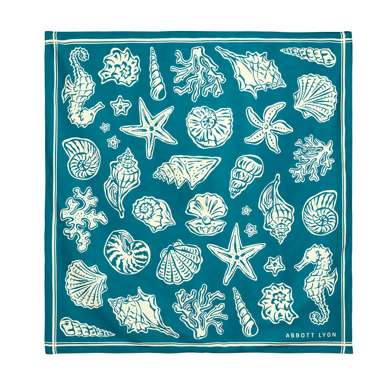 Ocean Icon Scarf (Teal)
