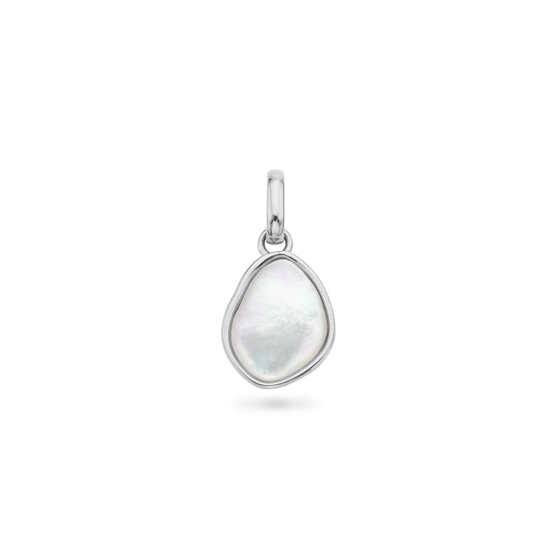Organic Moonstone Pendant (Silver)
