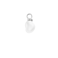 Written In The Sand Organic Pearl Charm (Silver)
