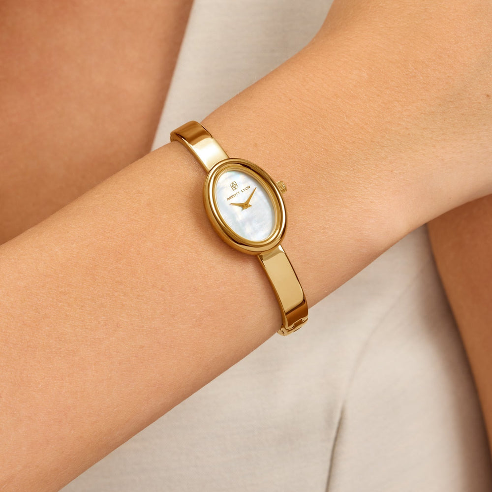 Monroe Bangle Watch (Gold) display picture 1
