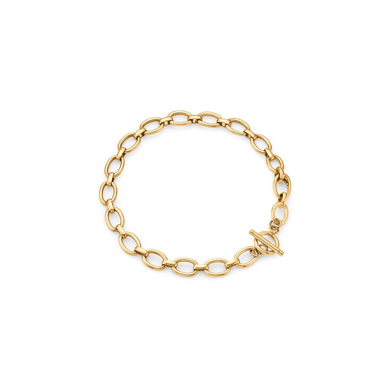 Oval Link Chain Bracelet (Gold) - Main Image