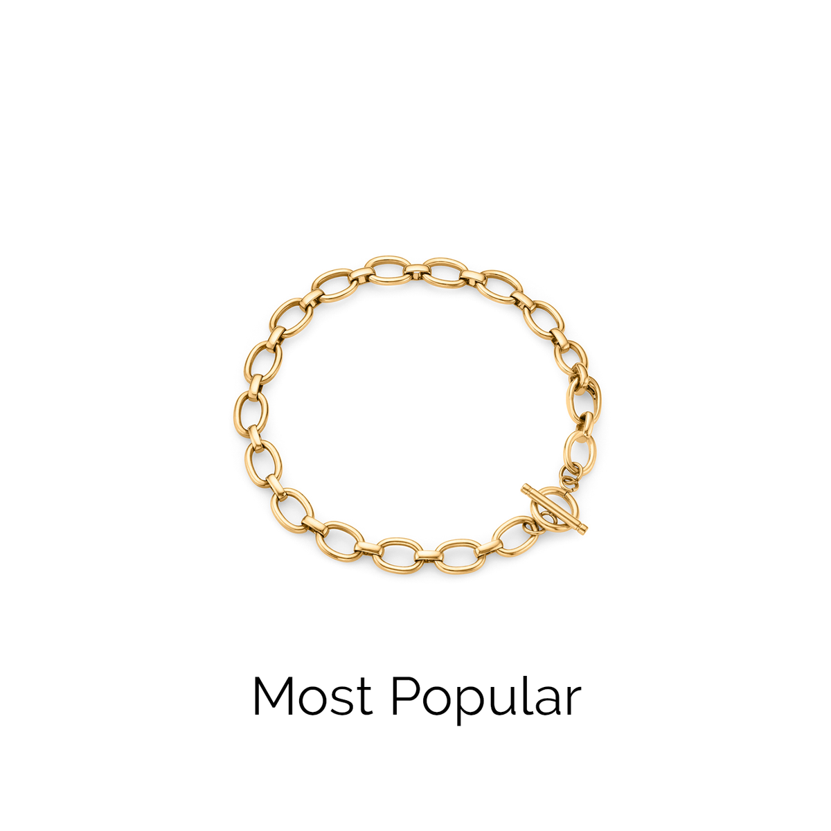 Oval Link Chain Bracelet
