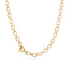 Oval Link Chain Necklace 16-18in (Gold)