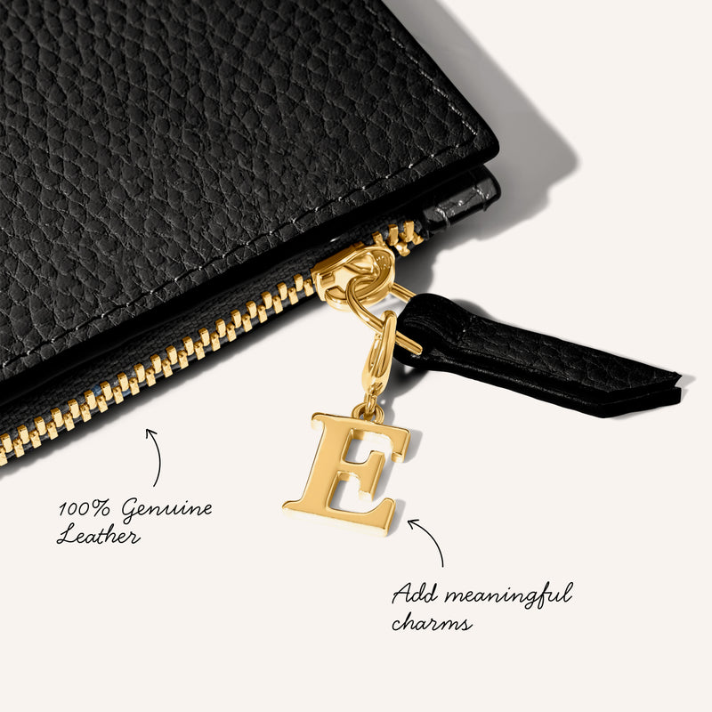 Leather Passport Holder (Black)