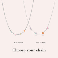 Enamel Charm Builder Necklace (Silver)