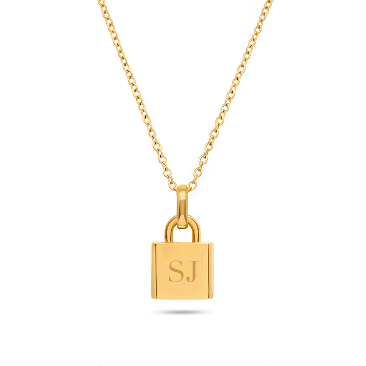 Padlock Necklace (Gold)