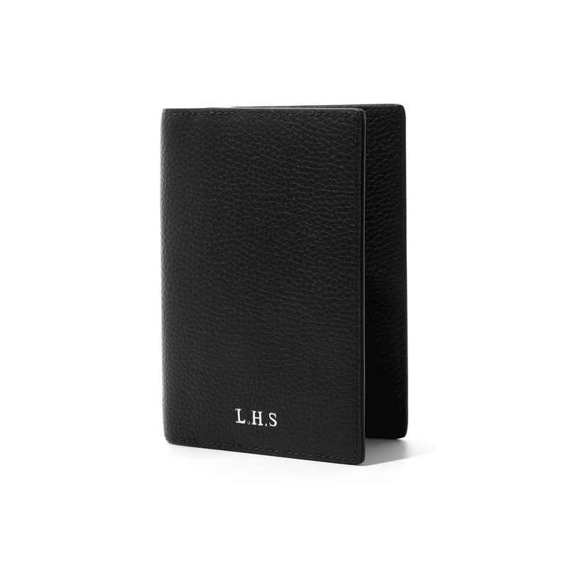 Men's Leather Passport Holder (Black)