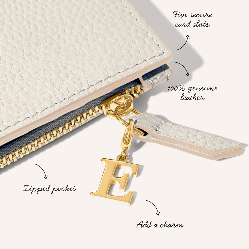 Leather Passport Holder (Ivory)