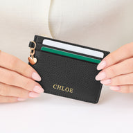 Leather Card Holder (Black)