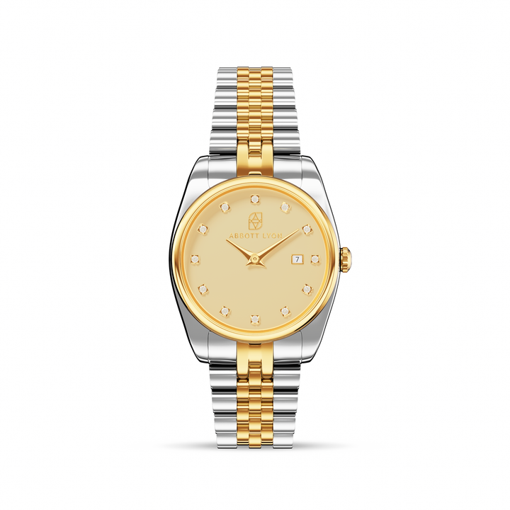 Butter Yellow Belgravia 30 Watch (Two Tone)