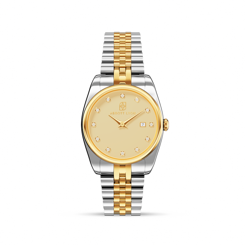 Butter Yellow Belgravia 30 Watch (Two Tone)