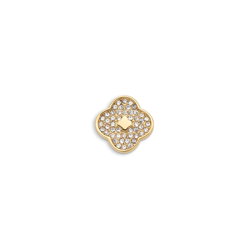 Shimmer Pavé Clover Charms (Gold) - Clover