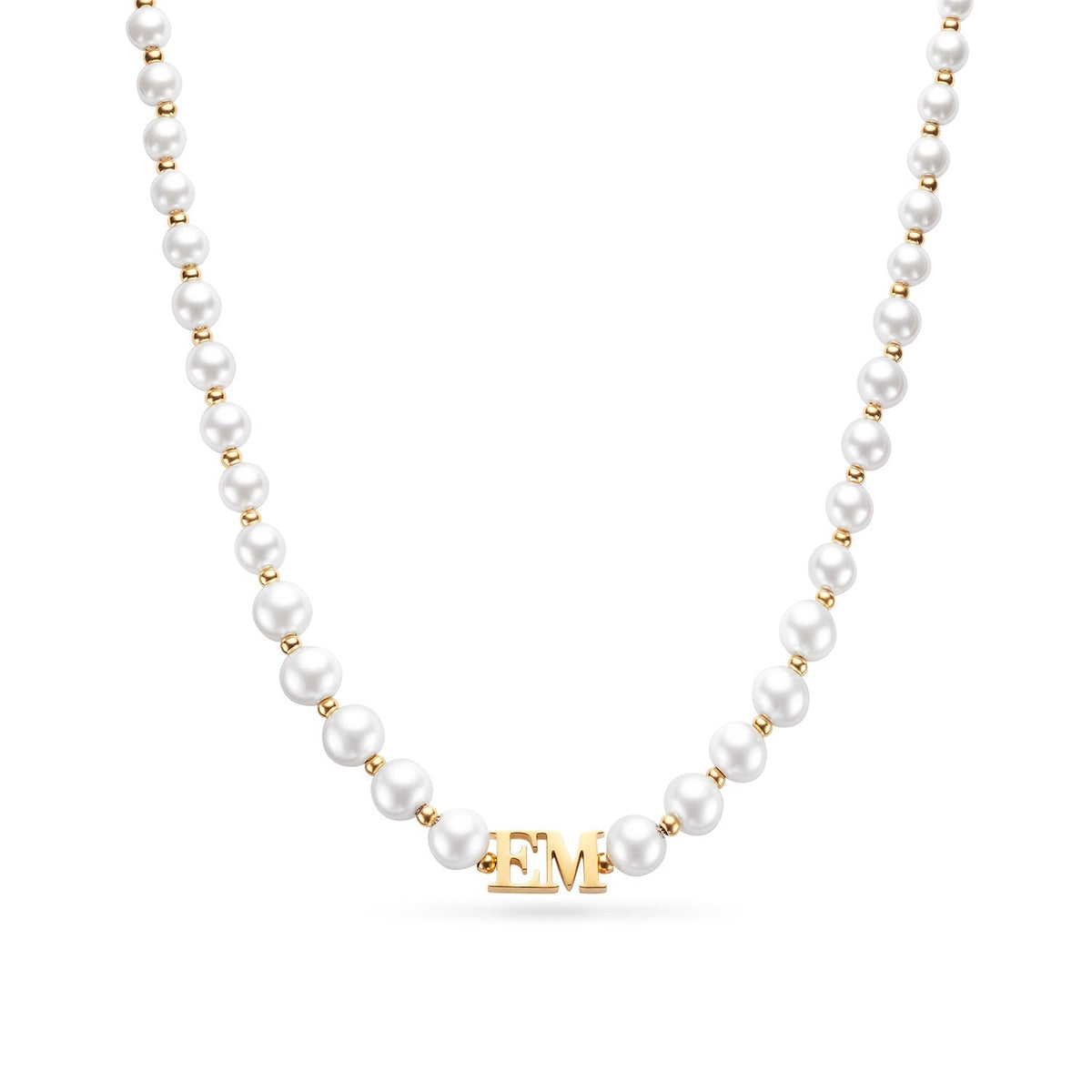 Lunar Pearl Initial Choker