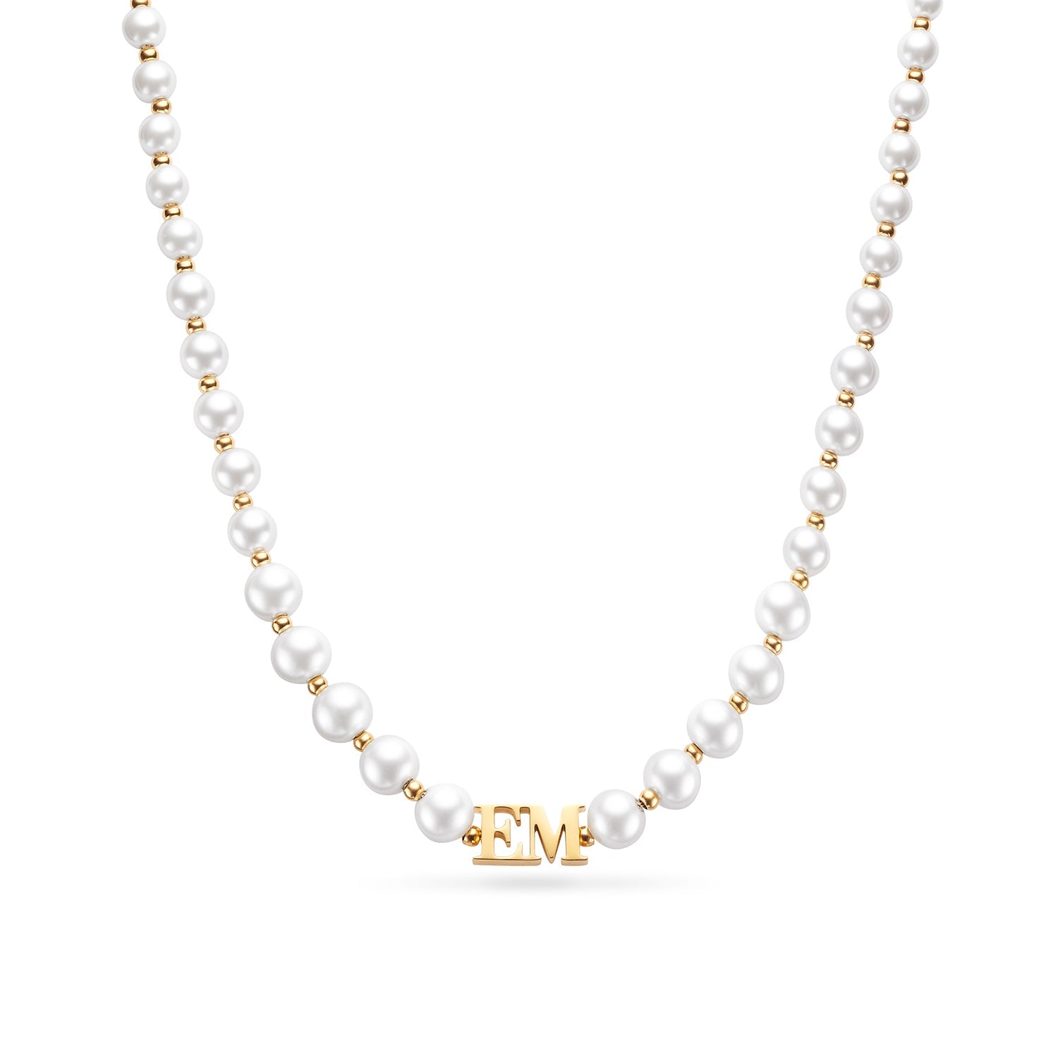 Lunar Pearl Initial Choker