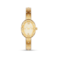 Polka Dot Crystal Watch (Gold)