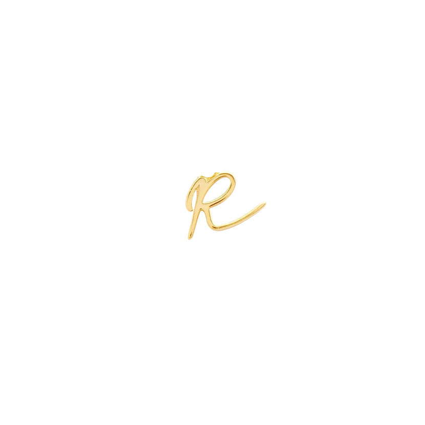 Made Mine Script Letter Bracelet (Gold) - Clientbase
