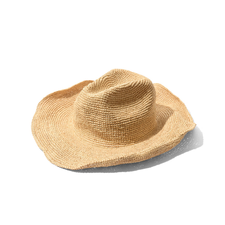 Raffia Cowboy Hat (Natural)