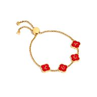 Clover Bracelet (Gold) - Worth £59