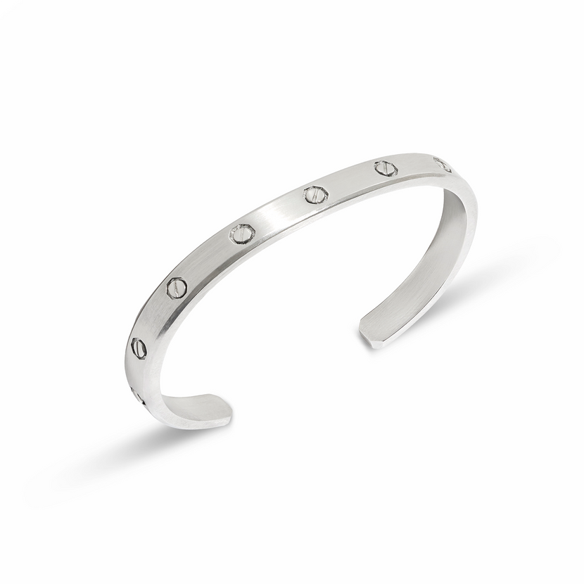 Essentials Rivet Cuff (Silver)