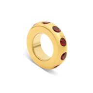 Birthstone Confetti Charm (Gold)