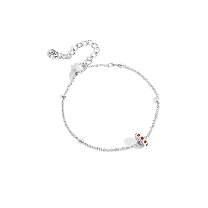 Confetti Charm Bracelet (Silver)