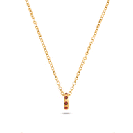Confetti Charm Necklace (Gold)